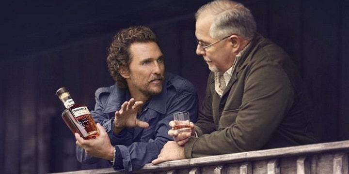Solskenshistoria: Matthew McConaughey lanserar egen bourbon