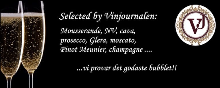 Selected by Vinjournalen: Mousserande viner rakt av!