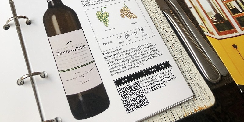På Alfama beställer du hem vinet med QR-kod