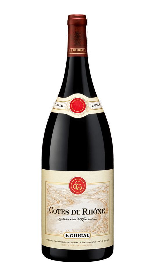 Rött Vin - E. Guigal Côtes-du-Rhône artikel nummer 201106 från producenten E Guigal från området Frankrike