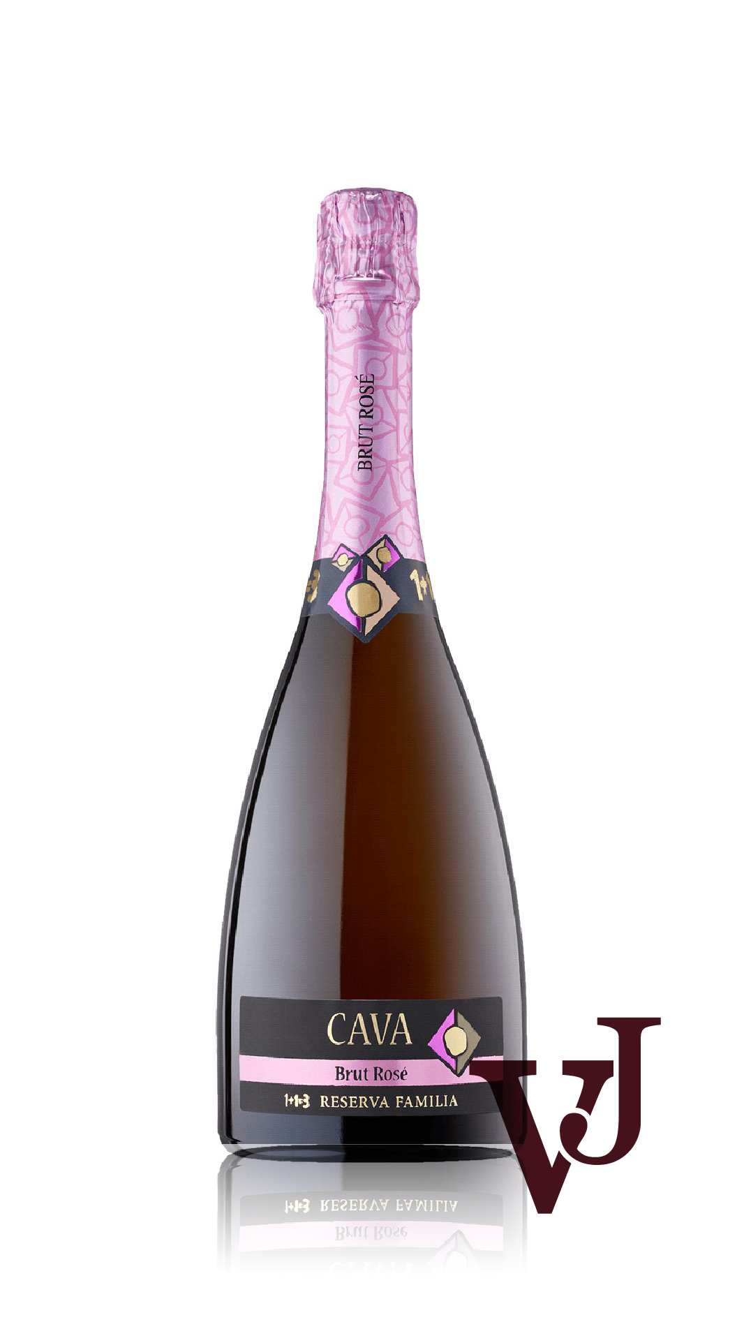 Mousserande Vin - Cava Pinot Noir Rosé Organic 1+1=3 Reserva Familia artikel nummer 221601 från producenten 1+1=3 U Mes U Fan Tres S.L. från området Spanien
