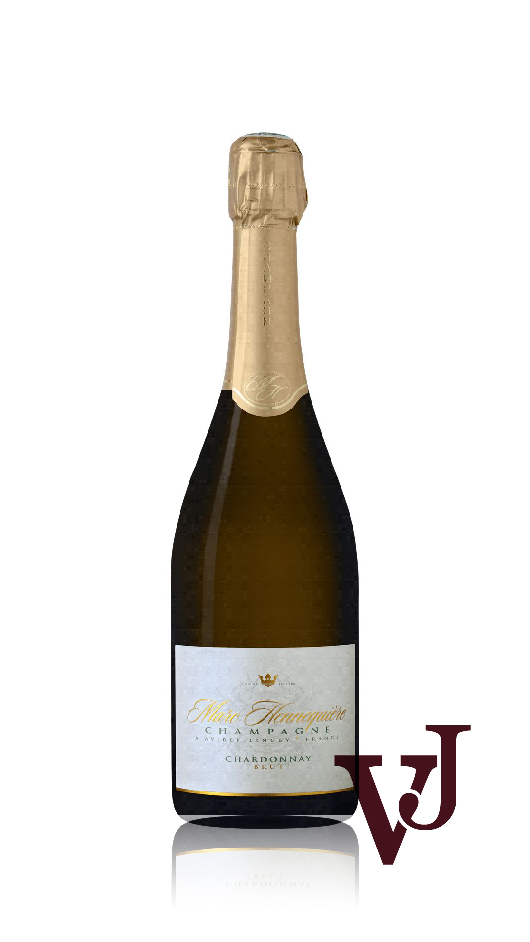 Mousserande Vin - Champagne Hennequière Cuvée Chardonnay artikel nummer 5488101 från producenten Champagne Marc Hennequière från området Frankrike