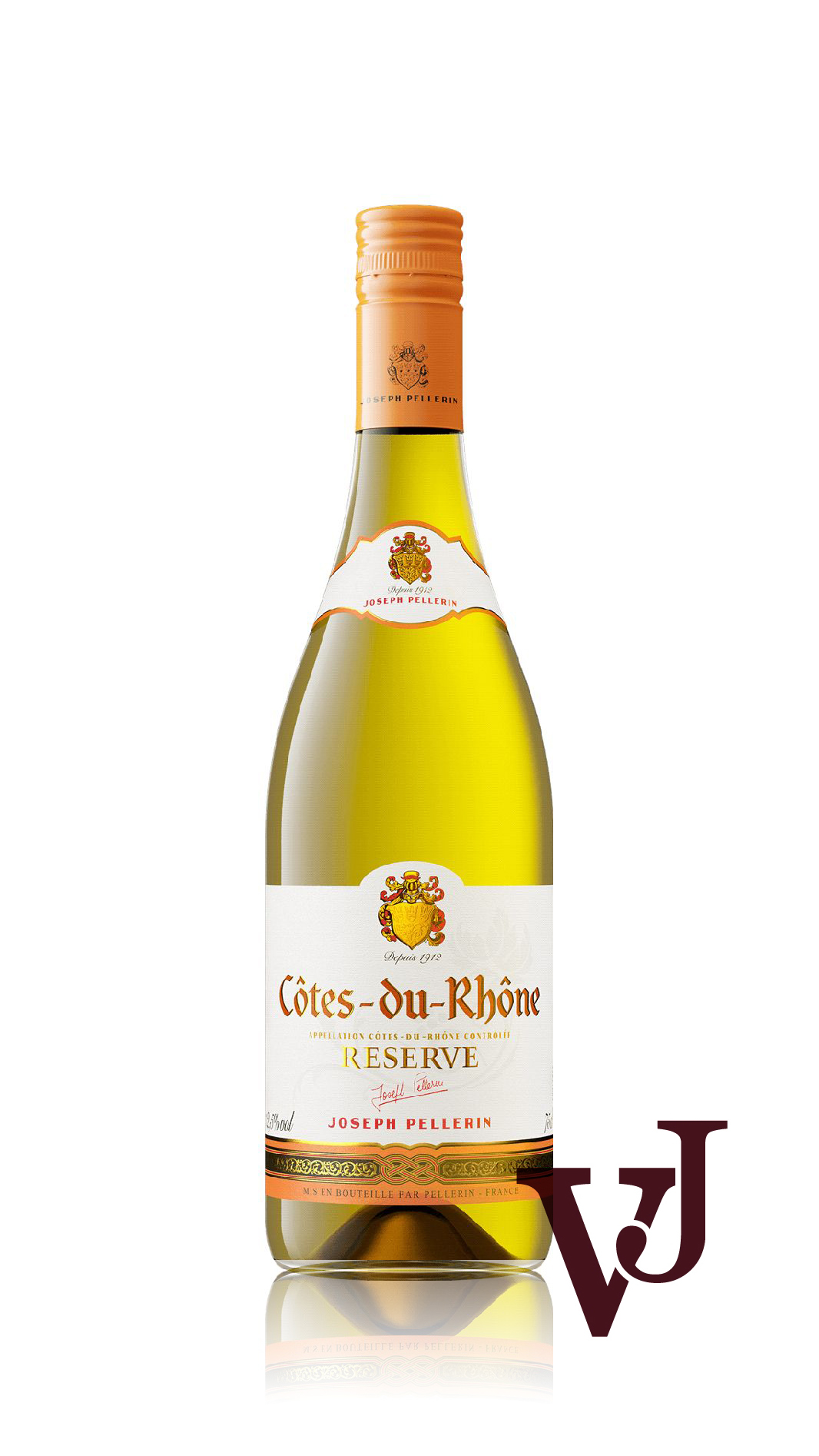 Vitt Vin - Côtes du Rhône Reserve Blanc artikel nummer 7660201 från producenten Pellerin från området Frankrike