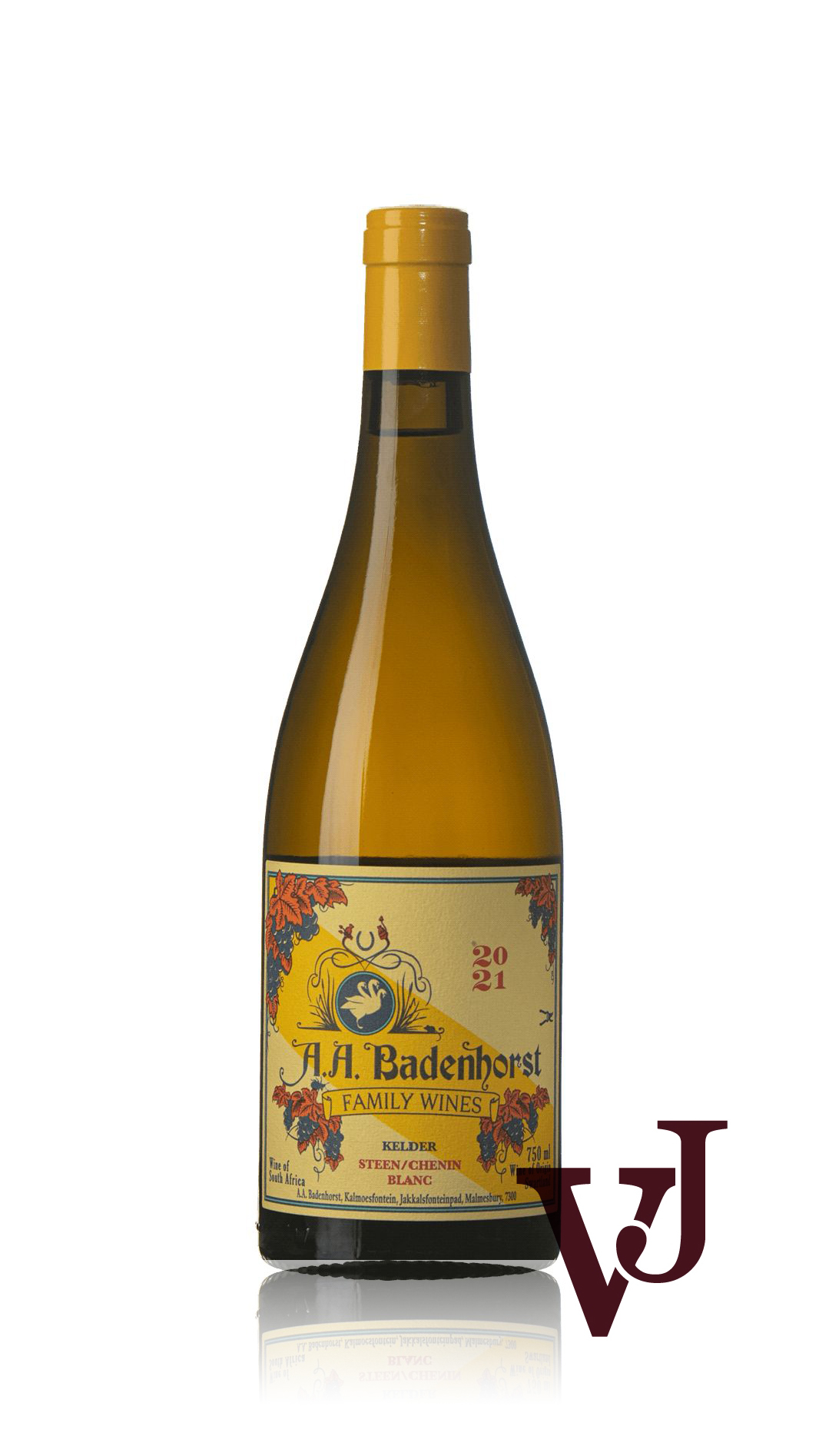 Vitt Vin - Kelder Steen artikel nummer 9357001 från producenten Badenhorst Family Wines från området Sydafrika