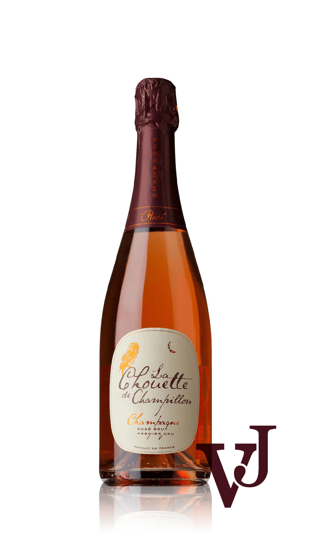 Mousserande Vin - La Chouette de Champillion Premier Cru Rosé Brut artikel nummer 7435901 från producenten Les Vignobles Champenois från området Frankrike