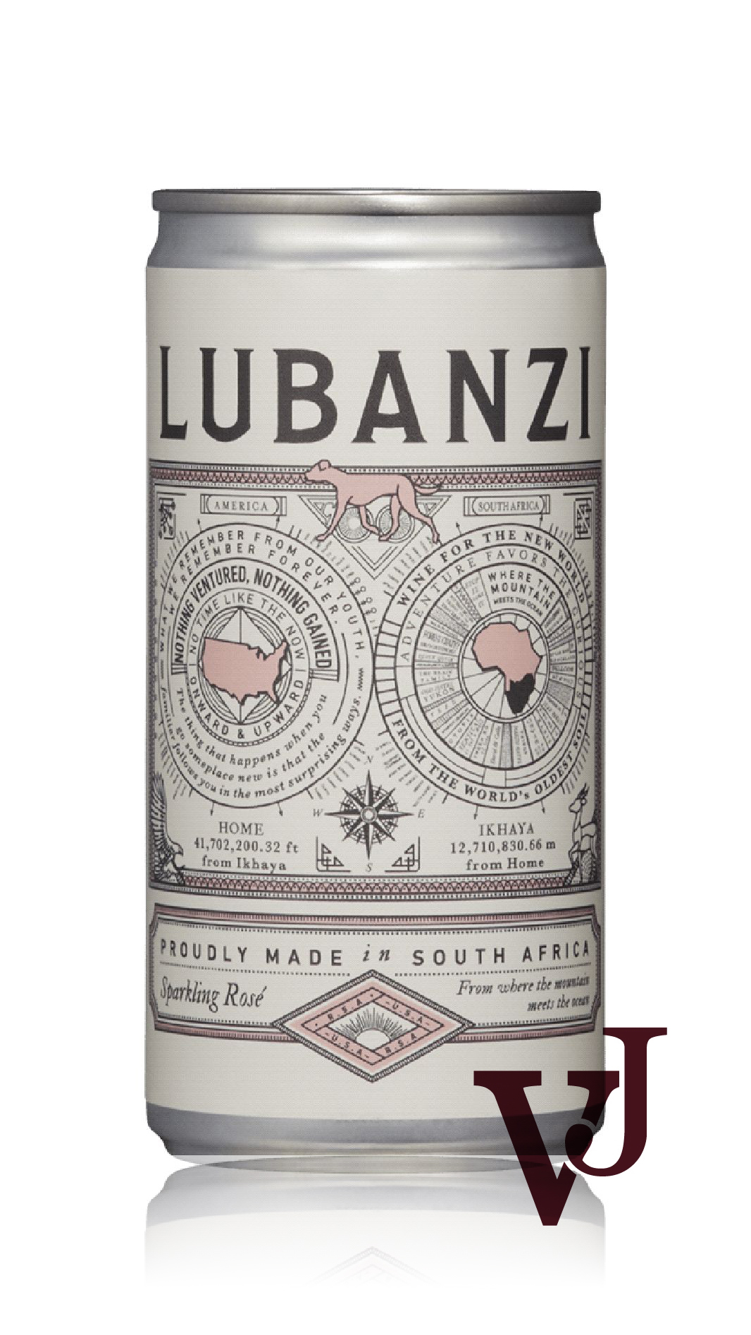 Mousserande Vin - Lubanzi Sparkling Cinsault Rosé artikel nummer 670214 från producenten Lubanzi Wines från området Sydafrika