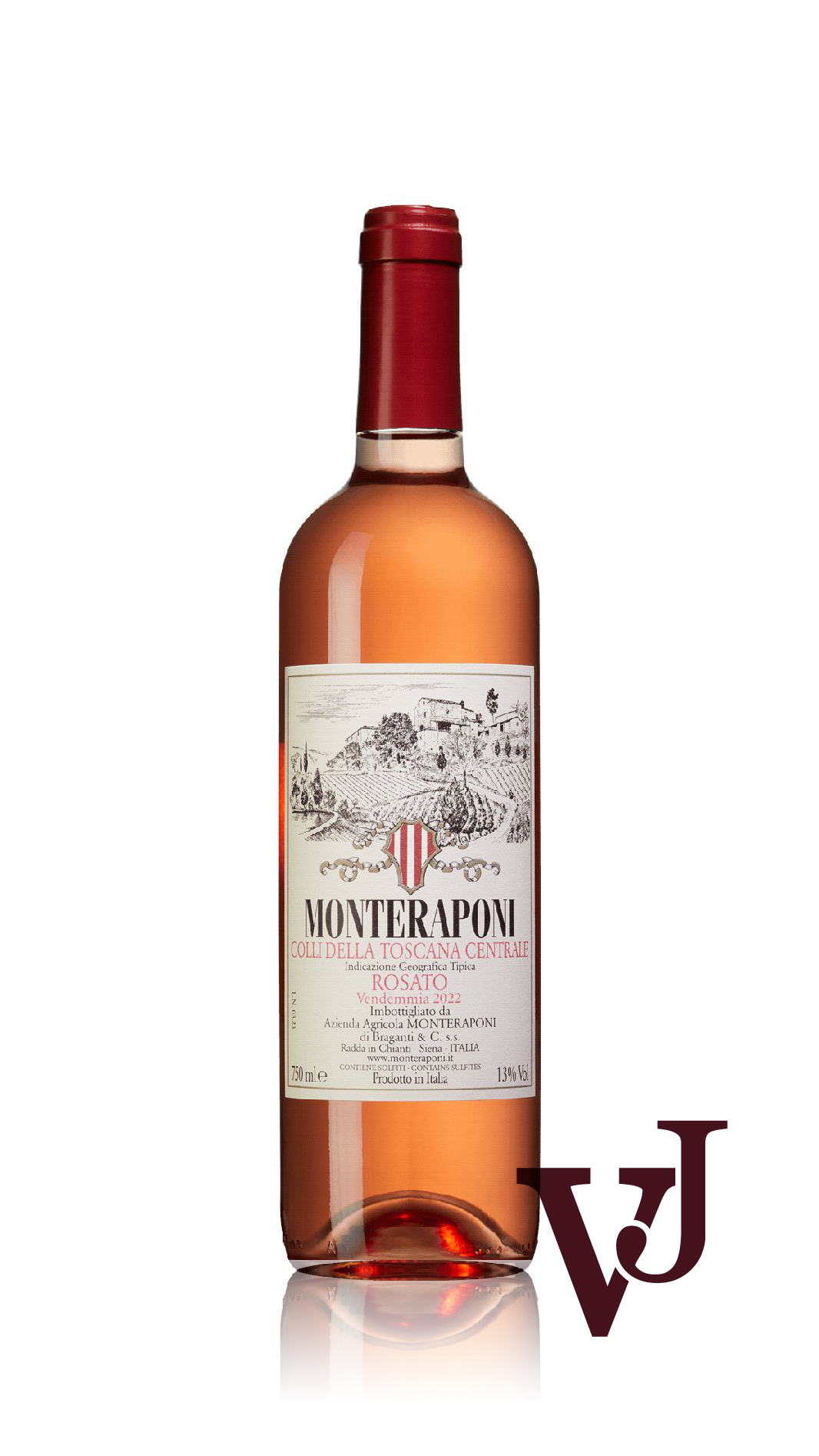 Rosé Vin - Monteraponi Rosato 2022 artikel nummer 9243201 från producenten Monteraponi från området Italien