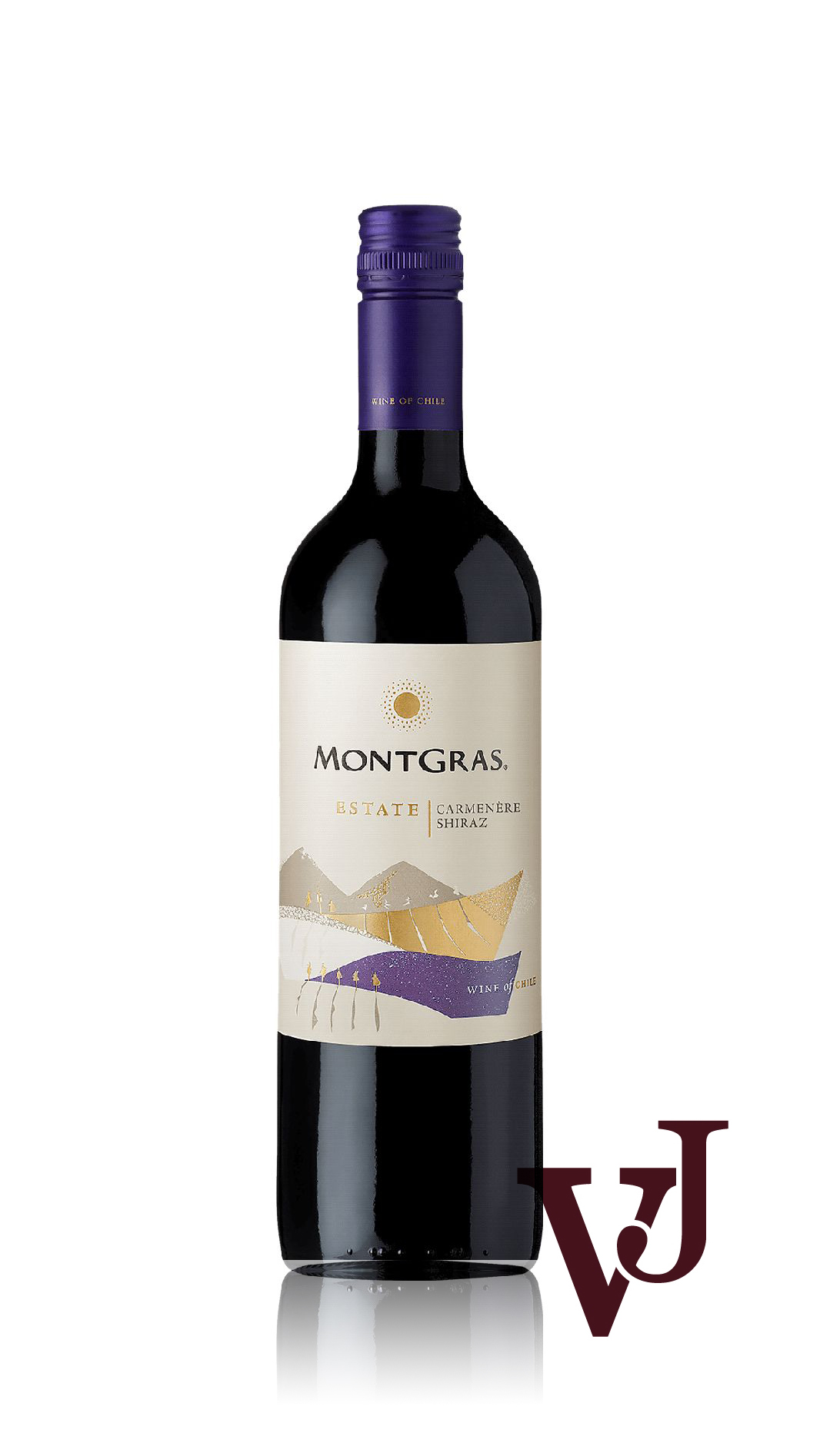 Rött Vin - MontGras Carmenère Shiraz artikel nummer 678001 från producenten MontGras från området Chile