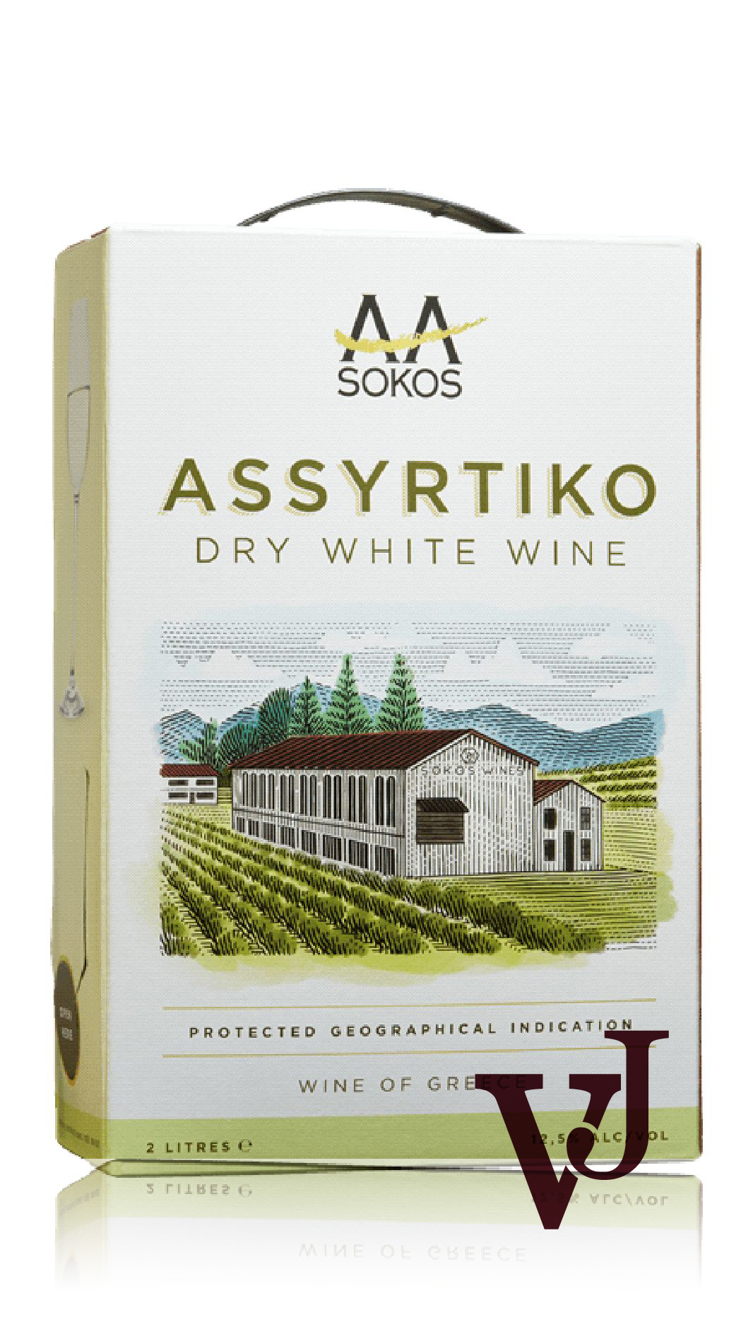 Vitt Vin - Sokos Assyrtiko artikel nummer 268807 från producenten Sokos från området Grekland