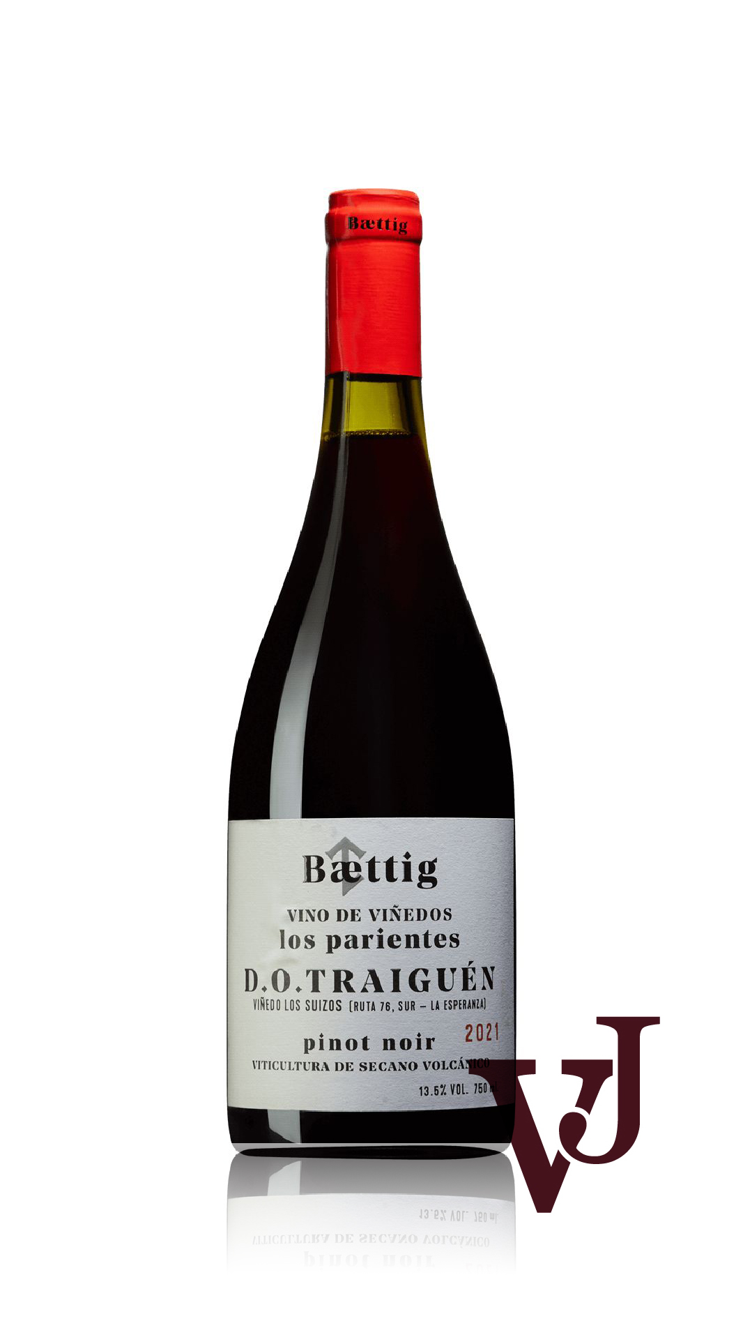 Rött Vin - Baettig Los Parientes Pinot Noir 2021 artikel nummer 9283301 från producenten Via Vinica SpA från Chile