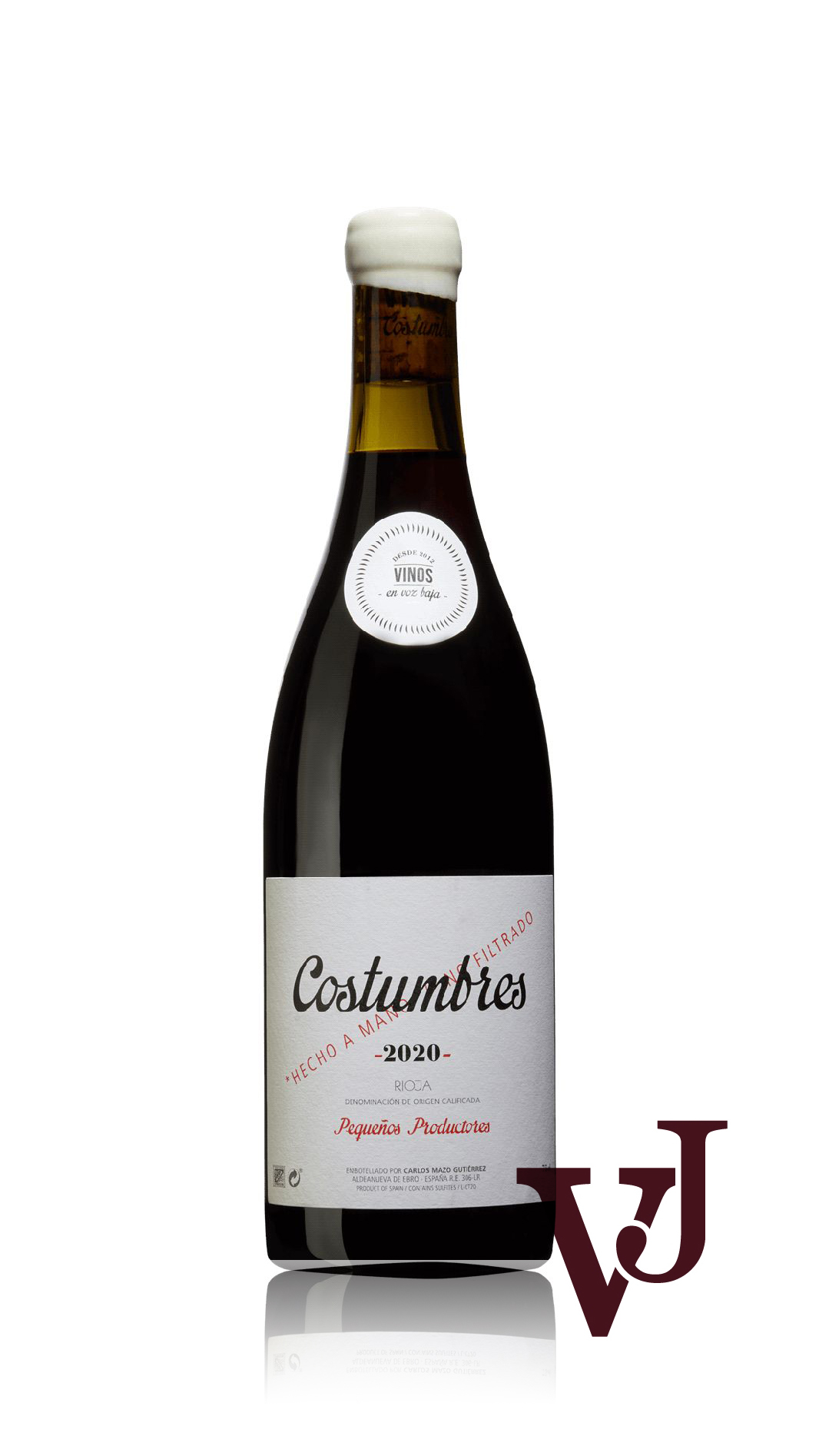 Rött Vin - Costumbres Tinto Vinos en Voz Baja 2020 artikel nummer 9256001 från producenten Vinos en Voz Baja från Spanien