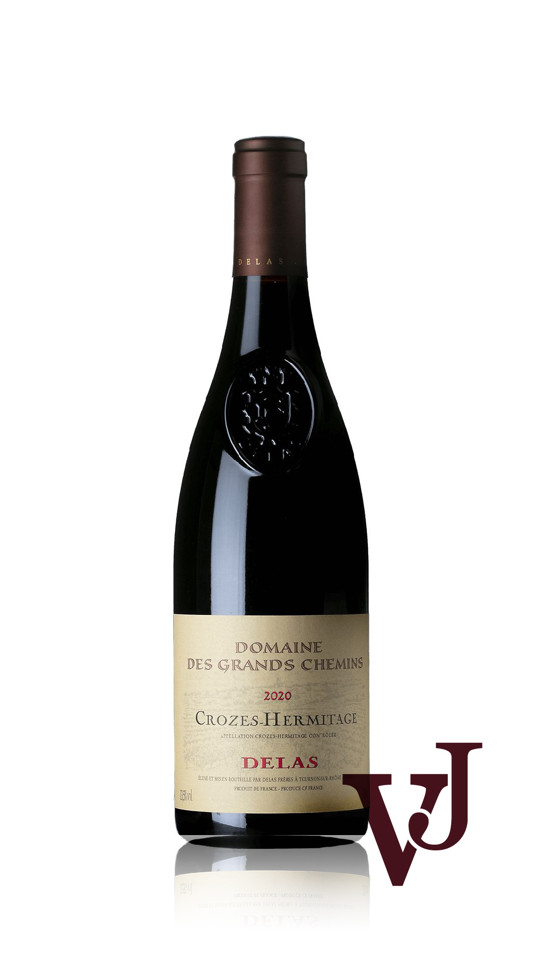 Rött Vin - Crozes-Hermitage Domaine des Grands Chemins 2020 artikel nummer 9347101 från producenten Delas Frères från Frankrike