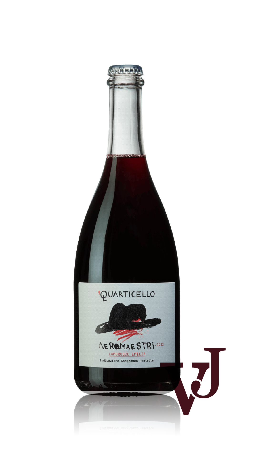 Rött Vin - Neromaestri Lambrusco 2022 artikel nummer 9364901 från producenten Quarticello från Italien