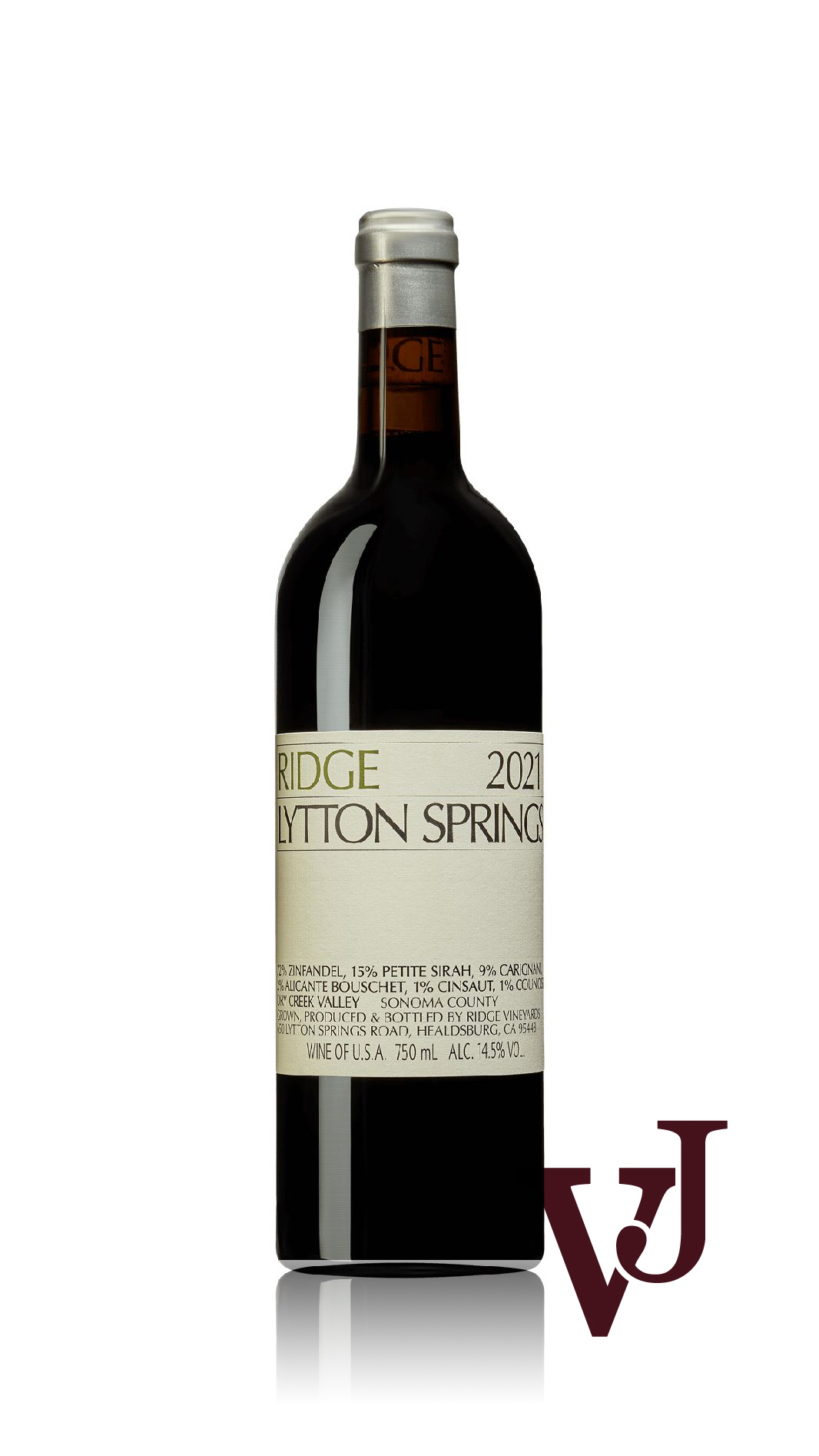 Rött Vin - Ridge Lytton Springs 2021 artikel nummer 9322901 från producenten Ridge Vineyards från USA