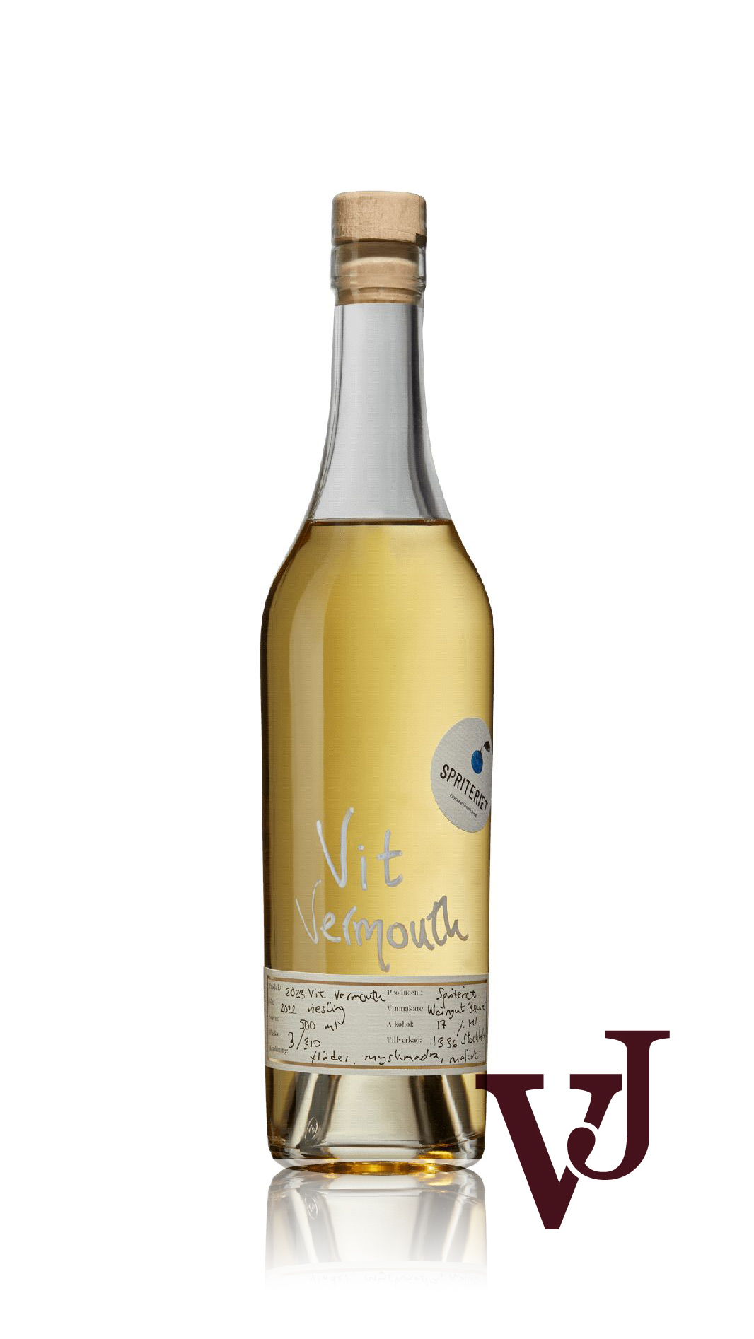 Vitt Vin - Spriteriet Vit Vermouth 2023 artikel nummer 3206602 från producenten Spriteriet från Sverige.