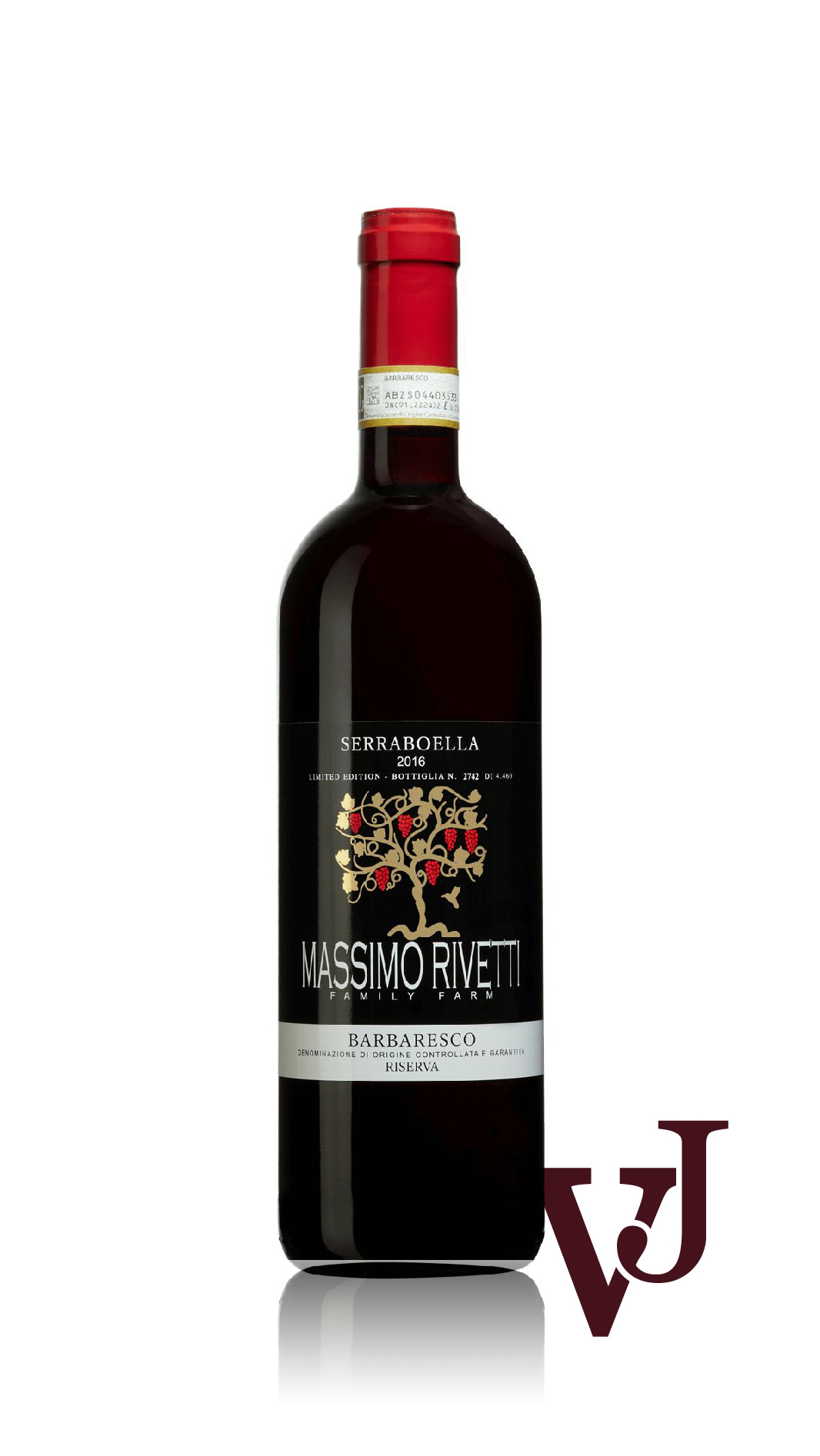 Rött vin - Barbaresco Riserva Serraboella Massimo Rivetti 2016 artikel nummer 9354201 från producenten Massimo Rivetti från Italien