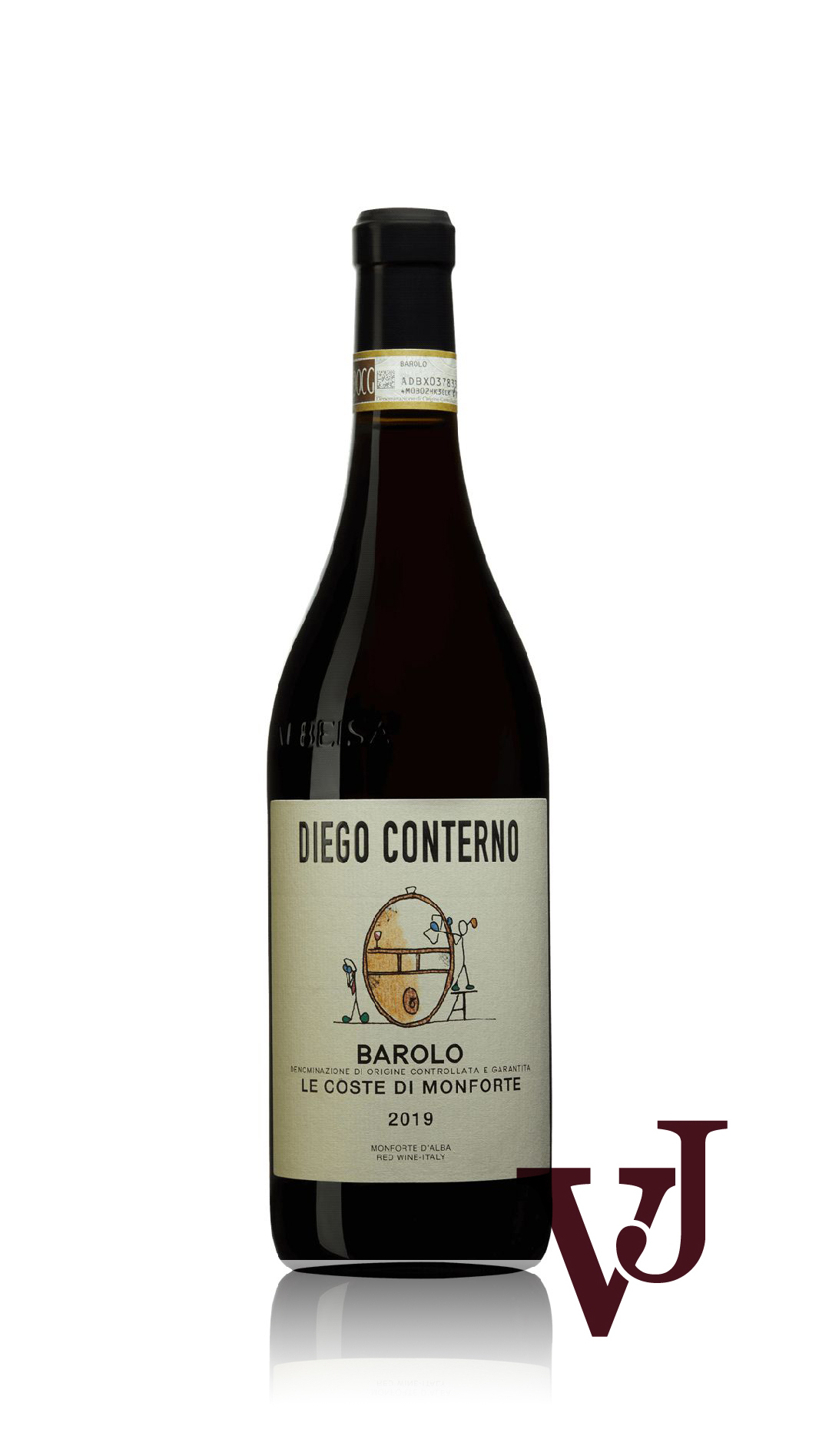 Rött vin - Barolo Le Coste di Monforte 2019 artikel nummer 9306901 från producenten Diego Conterno från Italien
