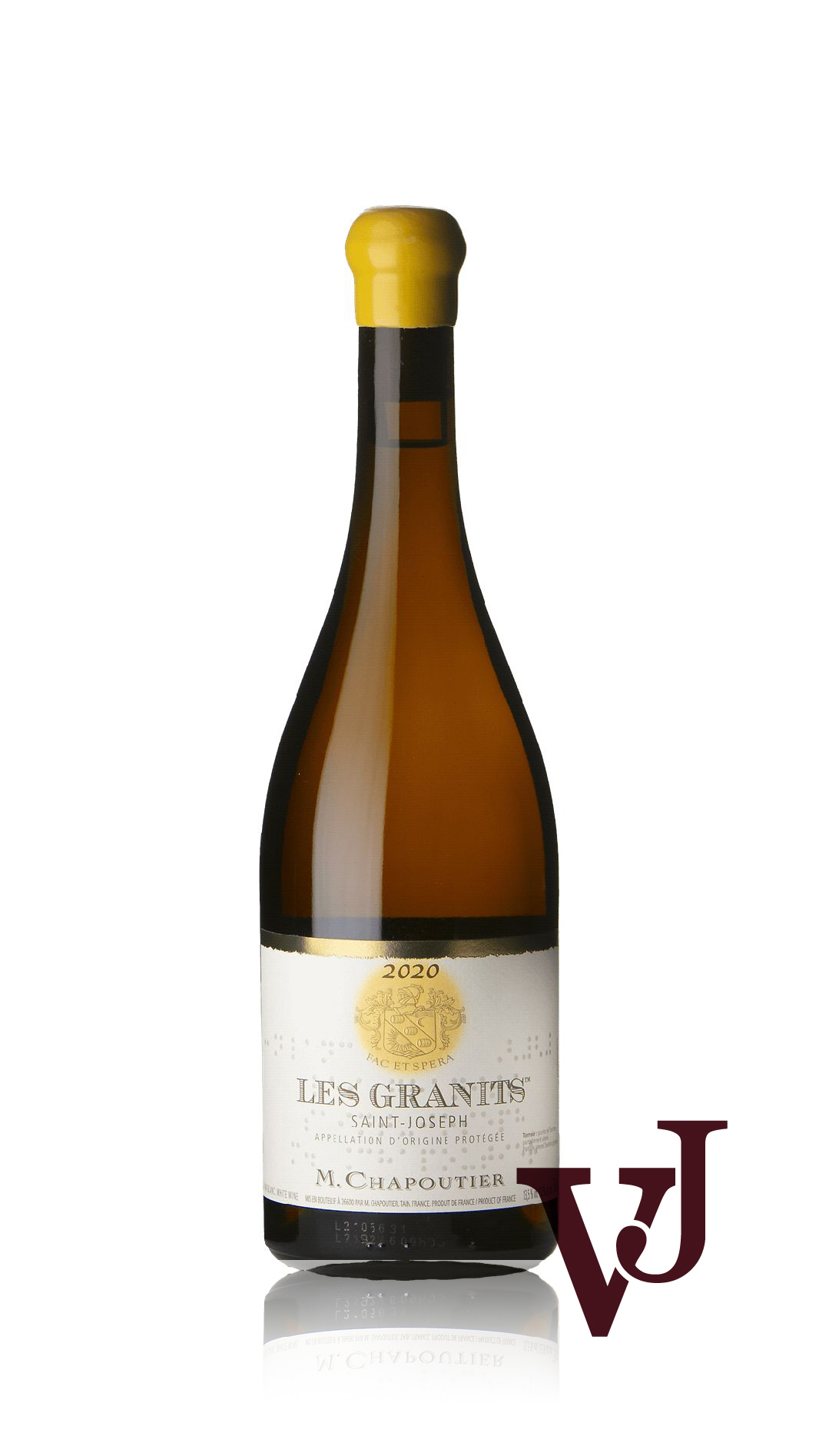 Vitt vin - Chapoutier Les Granits Blanc 2020 artikel nummer 9452101 från producenten M.Chapoutier från Frankrike