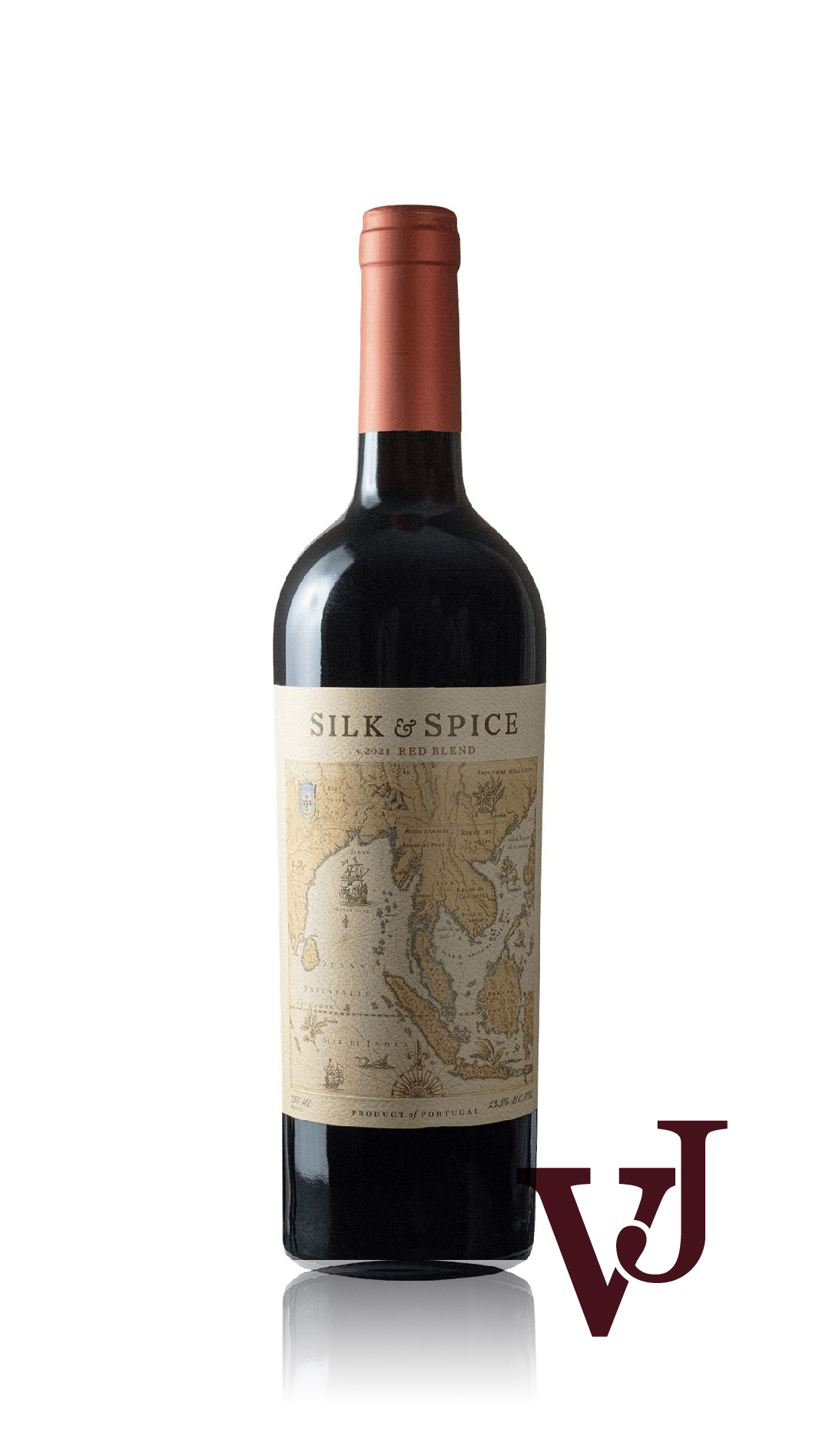 Rött vin - Silk & Spice Red Blend 2021 artikel nummer 7252001 från producenten Sogrape Vinhos från Portugal.
