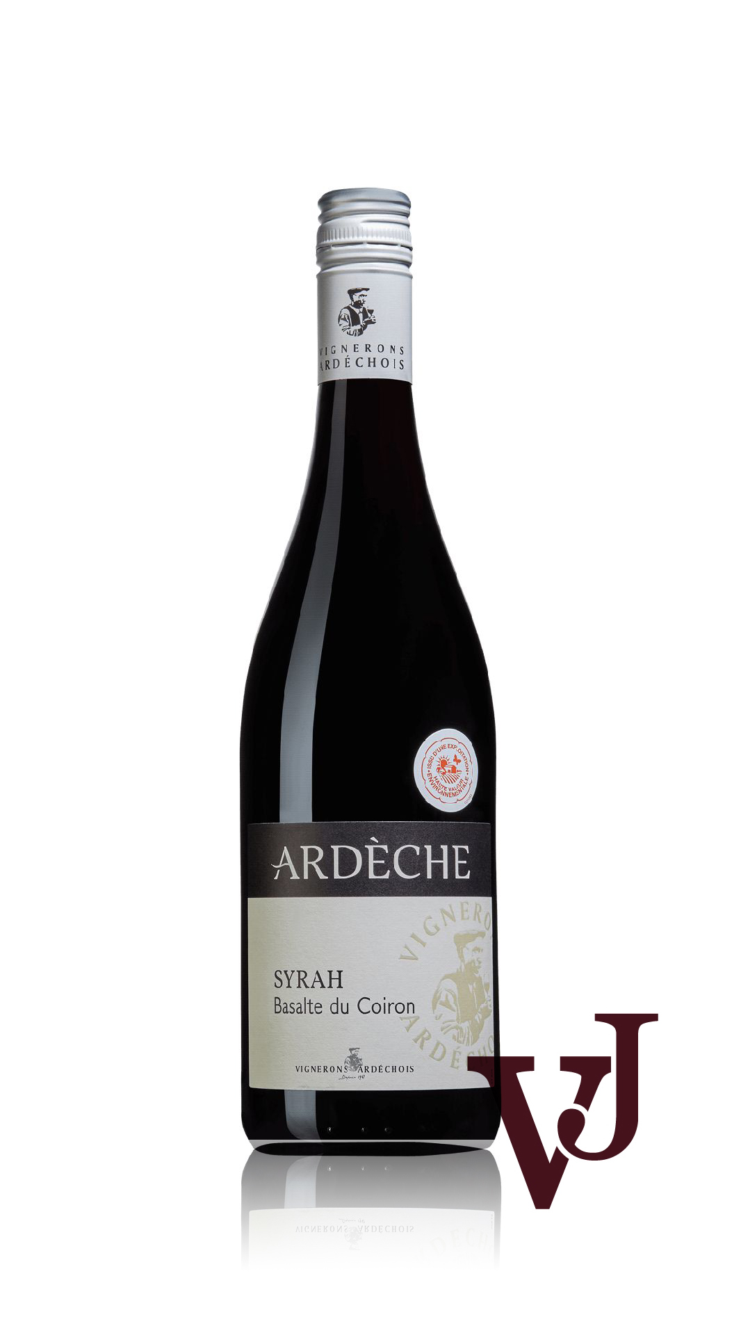 Rött Vin - Basalte du Coiron Syrah 2022 artikel nummer 2007801 från producenten Vignerons Ardèchois - UVICA från området Frankrike