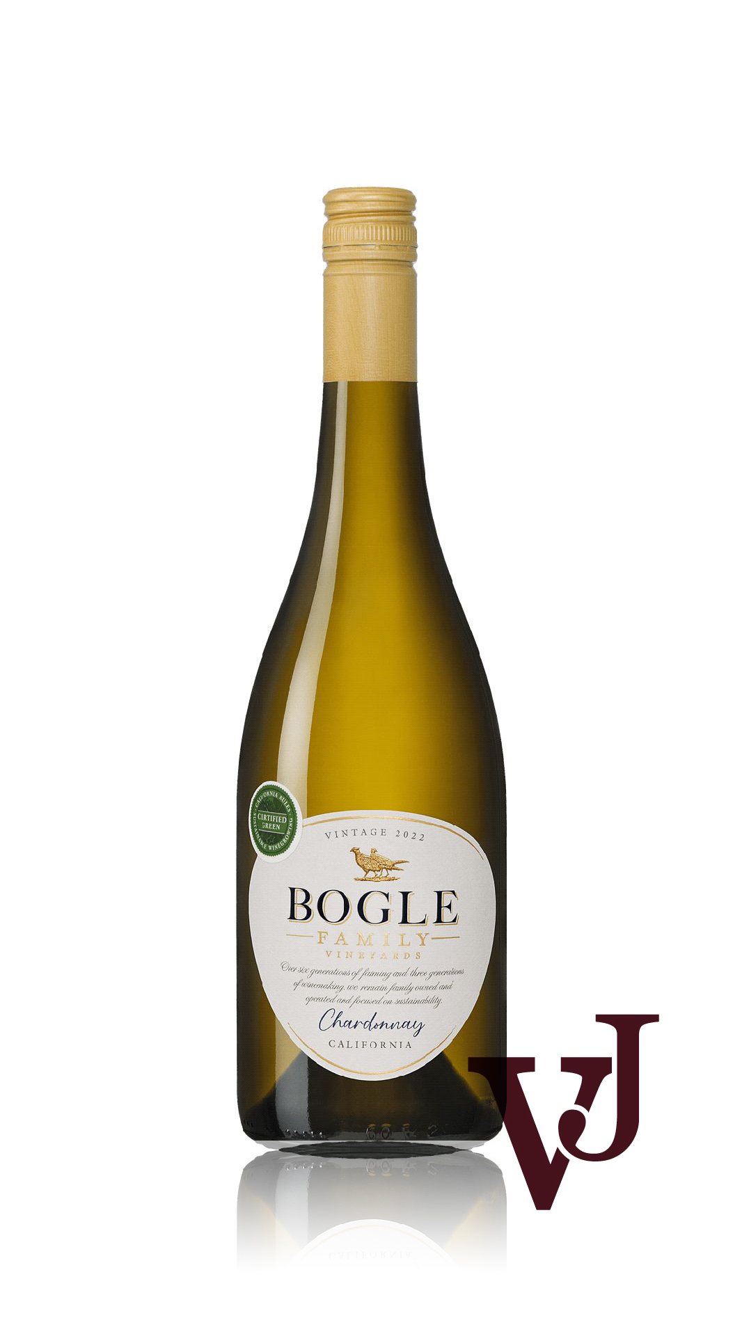 Vitt Vin - Bogle Family Vineyards Chardonnay 2022 artikel nummer 116401 från producenten Bogle Family Vineyards från området USA
