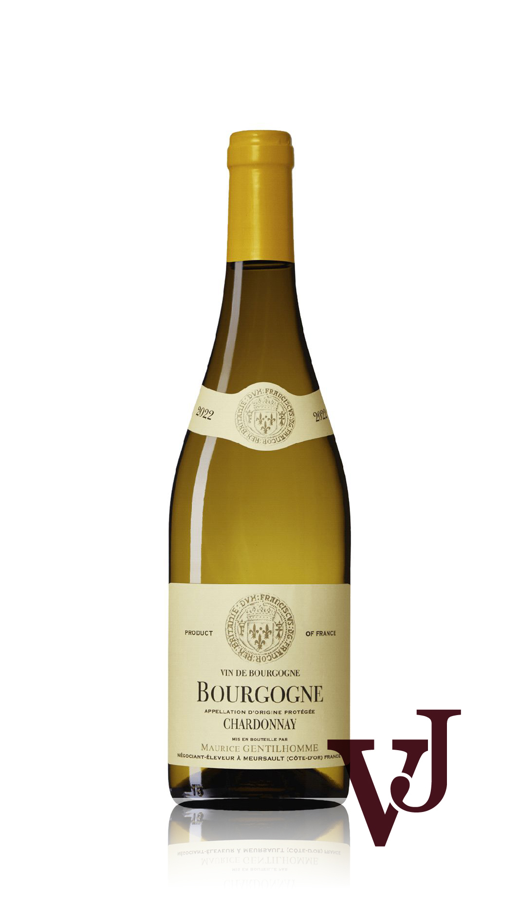 Vitt Vin - Bourgogne Chardonnay Maurice Gentilhomme artikel nummer 7028401 från producenten Francois Martenot från området Frankrike
