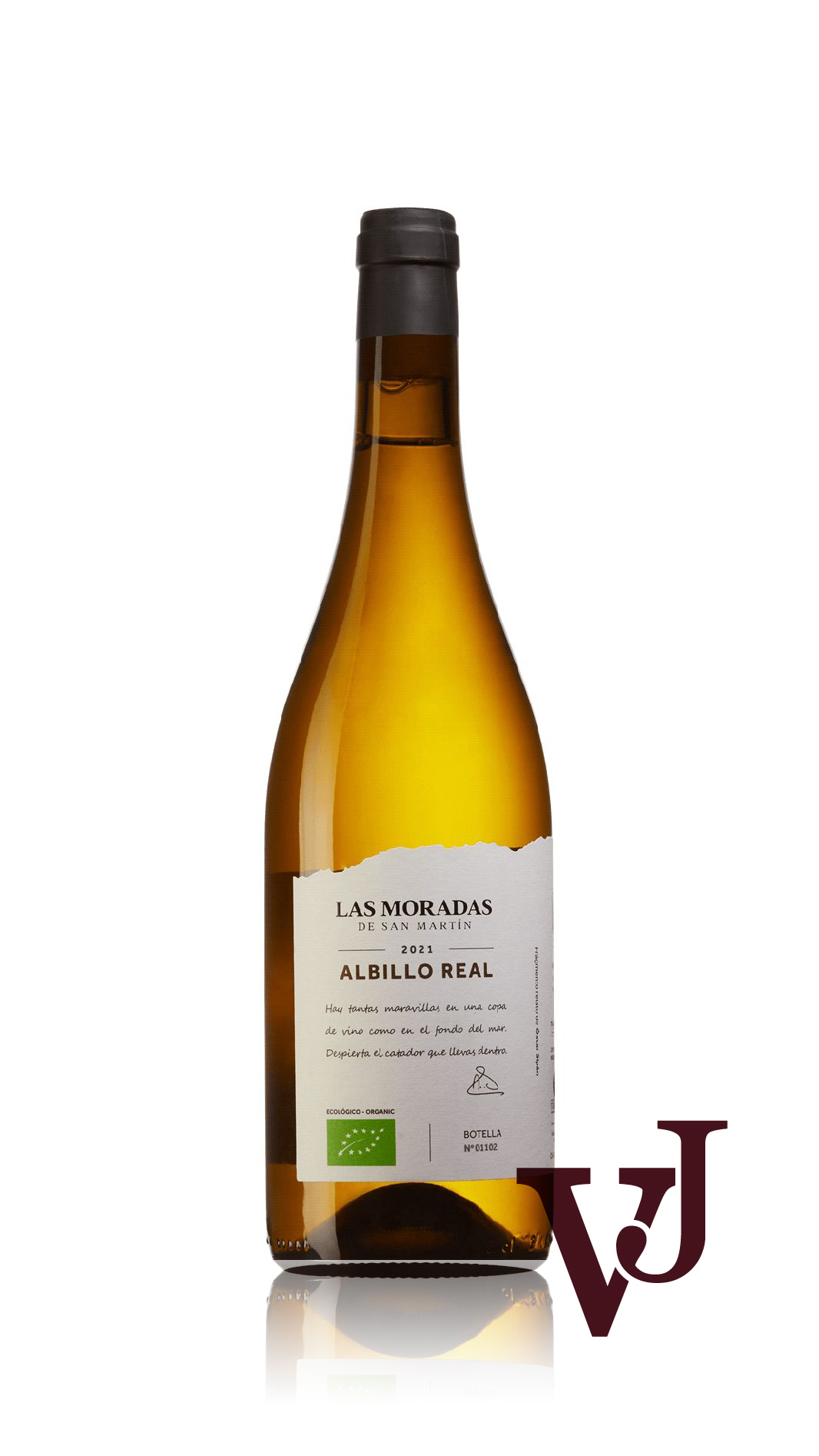 Vitt Vin - Las Moradas Albillo Real 2021 artikel nummer 9511401 från producenten San Martin från området Spanien.